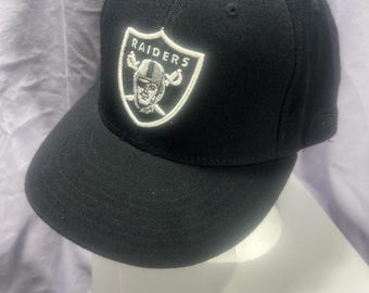 キャップ NFL OAKLAND RAIDERS 90's Snap Back Black Vintage 90's Oakland Raiders Black Snapback Hat Cap AJD