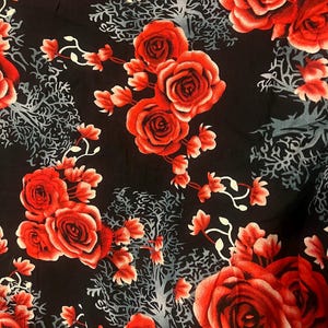 Floral Prayer Dress Abaya with Attached Hijab: Islamic Jilbab Gown image 2