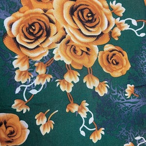Floral Prayer Dress Abaya with Attached Hijab: Islamic Jilbab Gown image 4