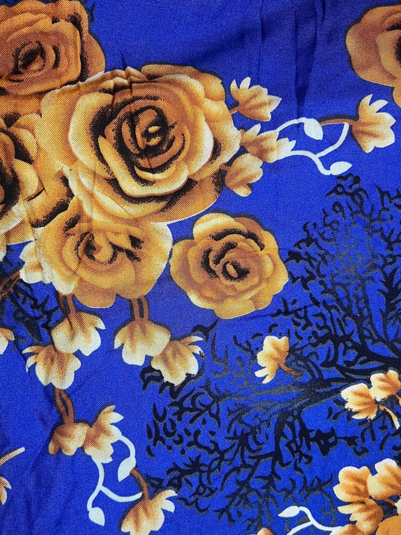 Floral Prayer Dress Abaya with Attached Hijab: Islamic Jilbab Gown image 6