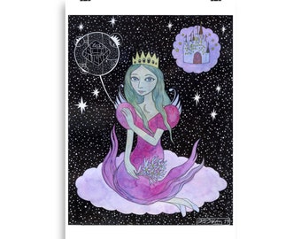 Matte Print-" Princess of Interdimensional Space"