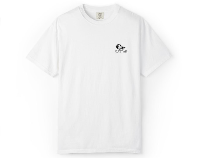 Gattar-Garment-Dyed T-Shirt - Relaxed Style, Casual Comfort, Unisex Apparel, Perfect Gift for Friends, Summer Wardrobe Essential