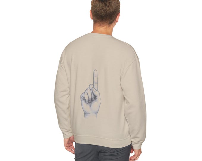 God is one Symbol Unisex Sweatshirt, Gattar Brand Men's Jumper, Religious Crewneck, Spiritual Pullover, Oversized Sweater