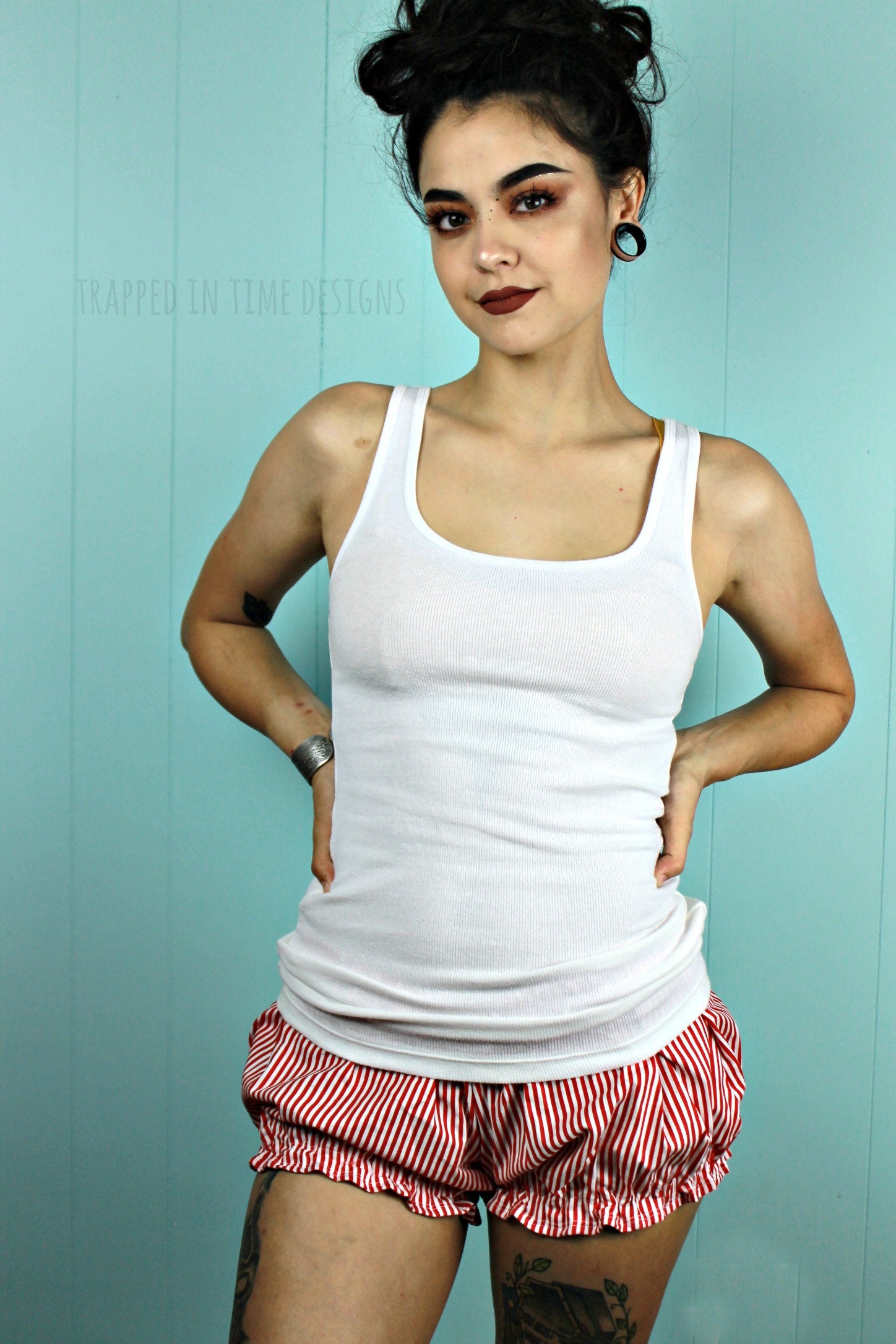 Bloomers Striped Mini Bloomers Women's Bloomers Circus Etsy Ireland