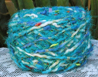 Designer Yarn Cakes--Colorway Turquoise Sky 016