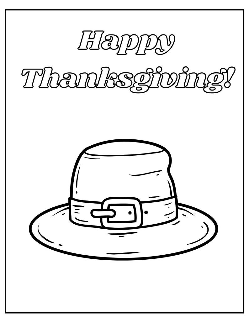 Thanksgiving Coloring Page for Kids Thanksgiving Activity for Classroom ...