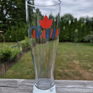 Vintage Molson Canadian Pilsner Style Beer Glass