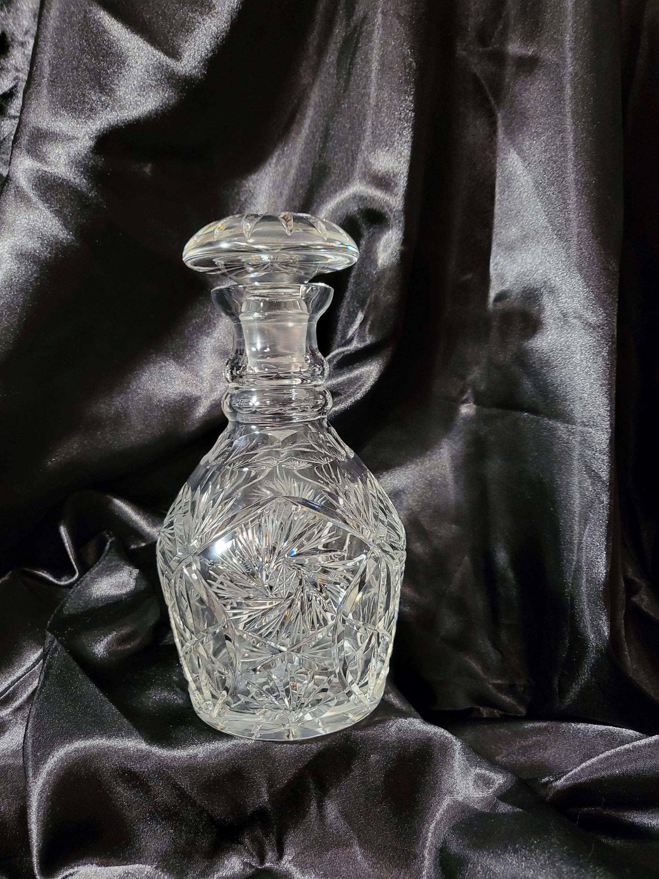 American Brilliant Cut Crystal Decanter - Etsy Canada display picture 1
