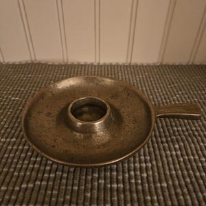 Antique Brass Chamberstick Candle holder