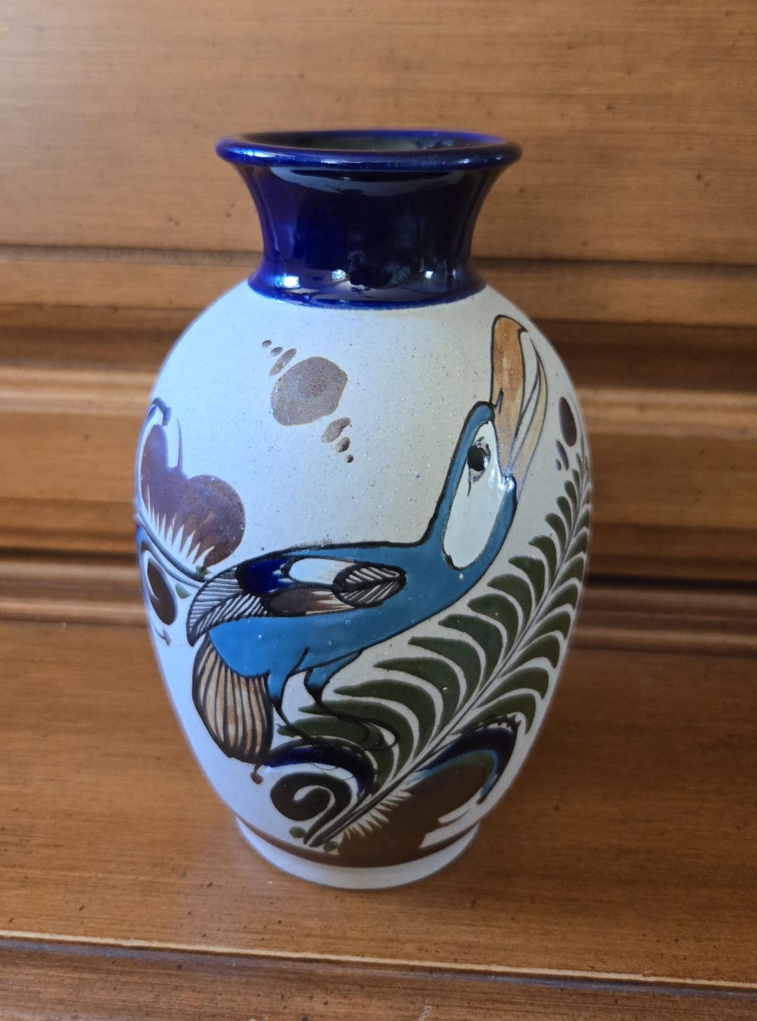 メキシコ工芸品　陶器　花瓶　ヴィンテージ　民藝 il_1080xN.7178626971_tsec.jpg