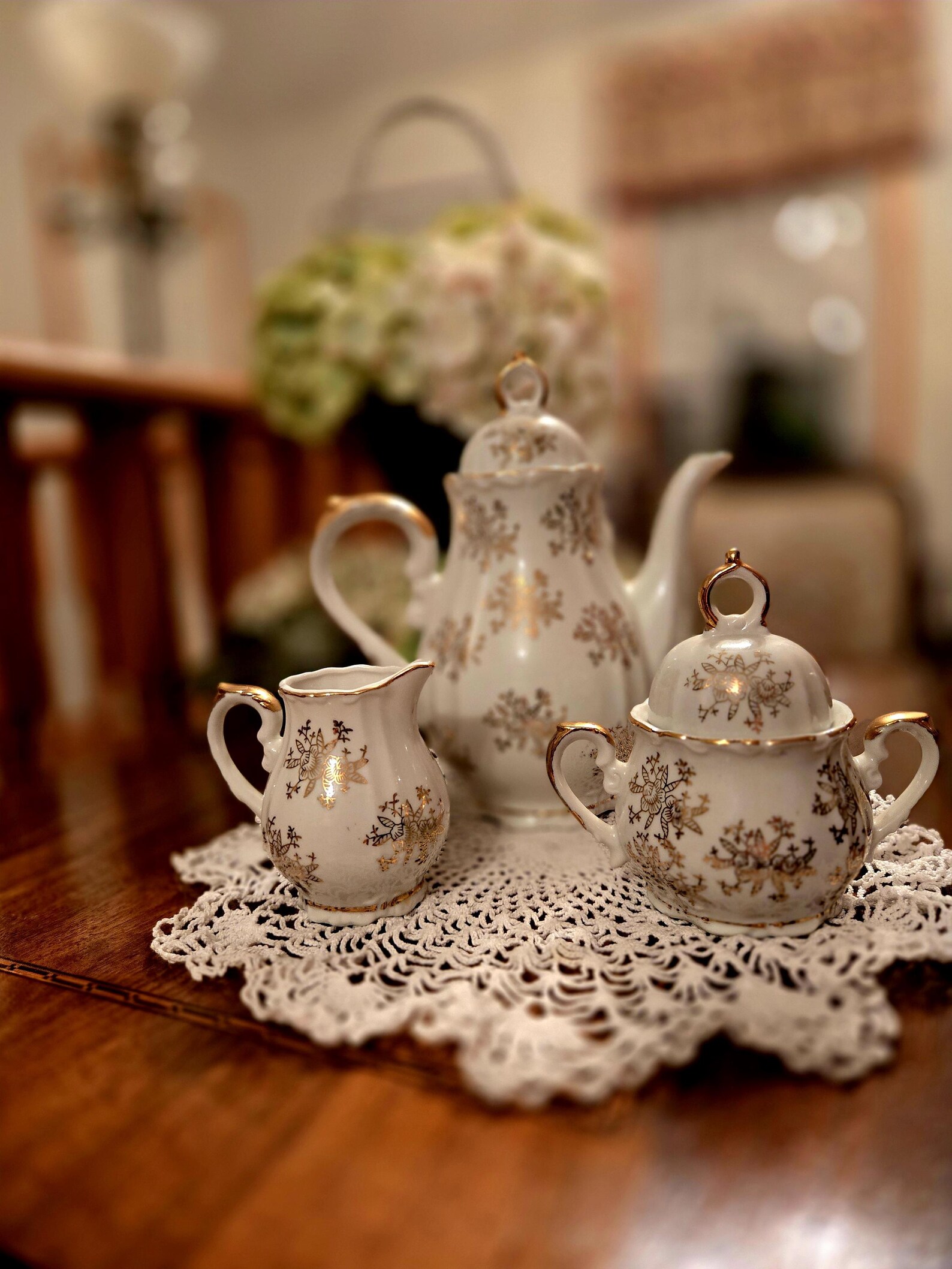 Vintage French Rococo Porcelain Coffee Set: Courting Couple Design - Etsy