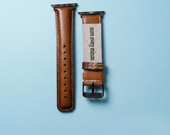 Engraved Leather Apple Watch Band: Personalize İWatch Strap