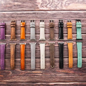 purple brown camel gray mink beige black green genuine leather fitbit versa 4 3 2 1 lite sense watch bands for men women