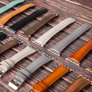Engraved Leather Fitbit Watch Band, Versa/Sense, Unisex image 7