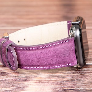 Genuine Leather Fitbit Versa 4 3 2  Band Women Men, Fitbit Sense 2 Strap woman, Birthday Anniversary Gift for Her Him