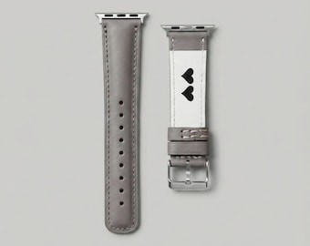 Personalized Leather Apple Watch Band: İWatch Strap Classic Design