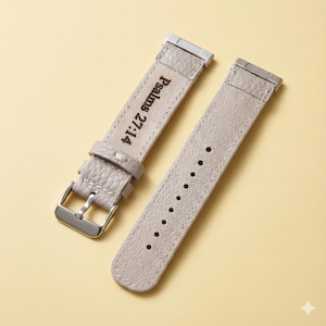 Genuine Leather Fitbit Versa Watch Band; Personalized Sense, Inspıre Unisex image 1