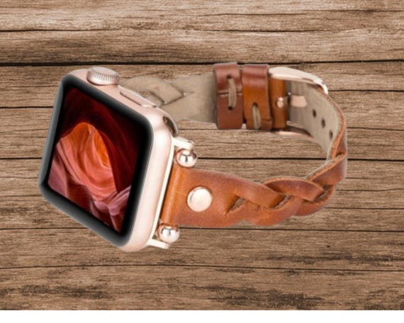 Braided Leather Fitbit Band: Slim Women