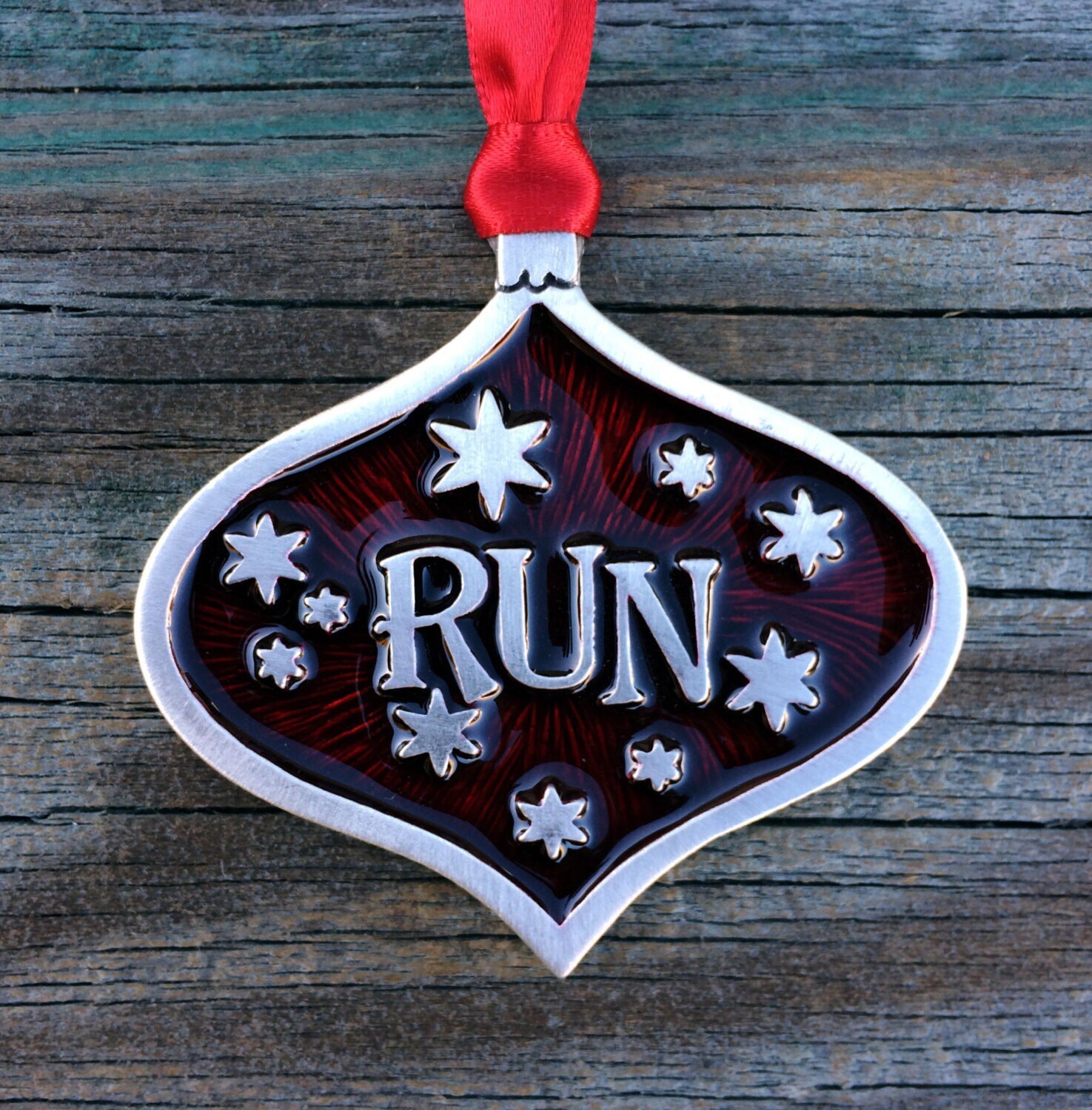 Runner Christmas Ornament 
