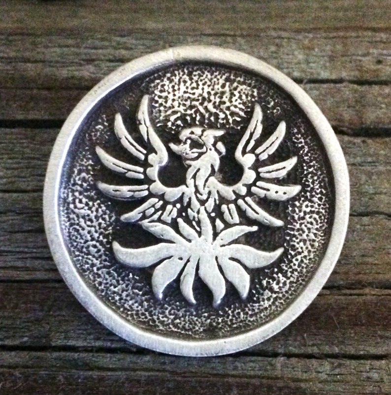 Phoenix Pewter Pin