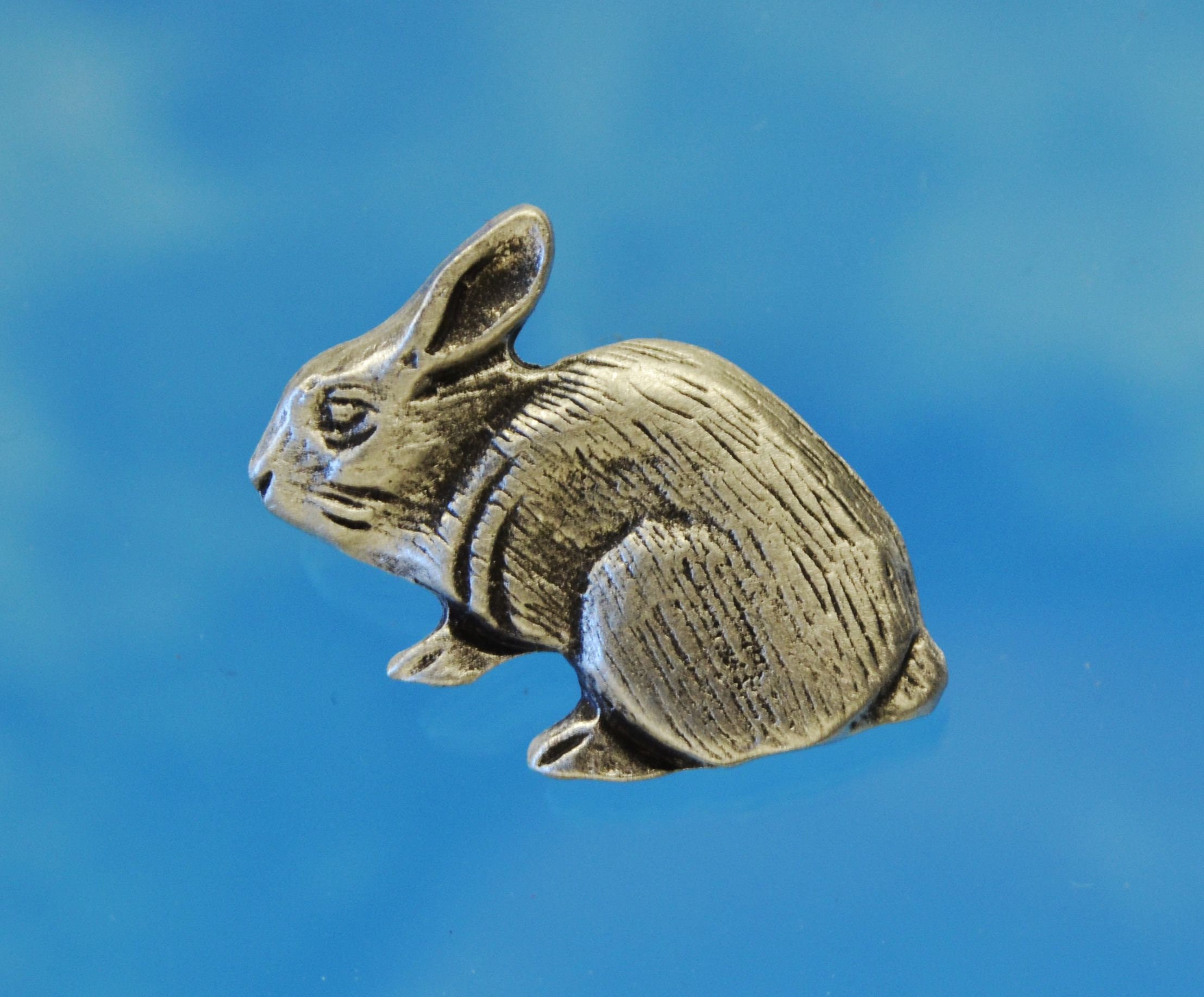 Rabbit Button Bunny Buttons Animal Buttons Handcrafted Etsy