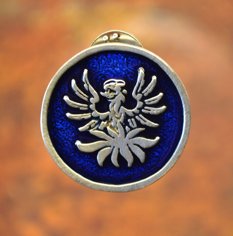Phoenix Pewter Pin