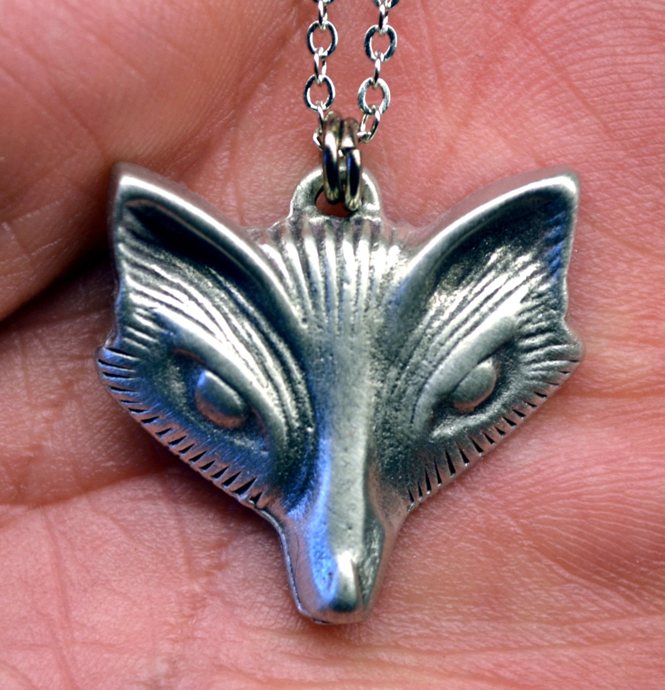 Fox Necklace Fox Jewelry Vixen Necklace Vixen Jewelry Etsy