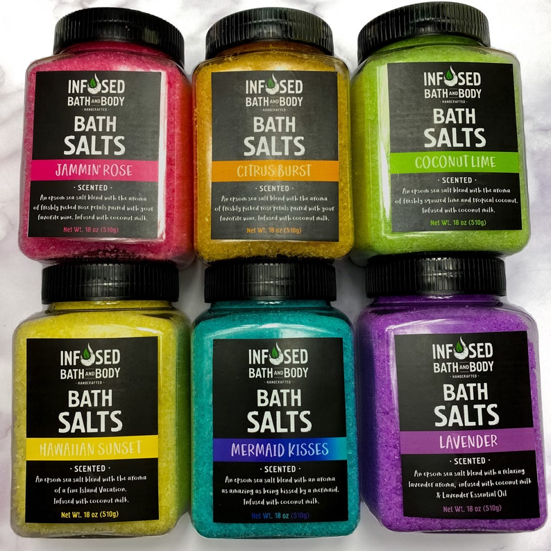 Coconut Lime Bath Soak Sea Salt Coconut Milk Oil Free Bath Etsy