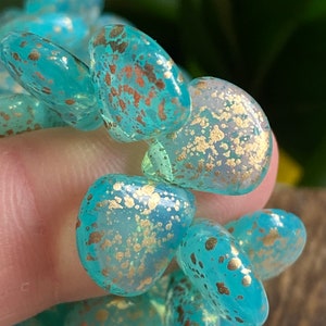 Drop beads - Czech glass beads - Teardrop beads - Glass teardrop beads - Tear drop beads - 12x11mm - 15 pcs