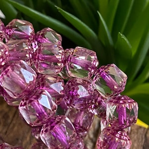 Czech glass beads - Cathedral beads - Crown beads - New czech beads - Fire polish beads - Choose your size