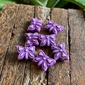 Butterfly Beads - Butterfly Glass Beads - Czech Glass Beads - Insect Beads - 15x12mm - 10pcs
