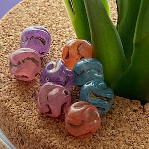 Czech Glass Beads - Czech Beads - Picasso Beads - Round Beads - 8mm - 16pcs