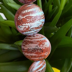 Czech Glass Beads - Czech Beads - Coin Beads - Mars Beads - Laser Etched Beads - Tattoo Beads - 22mm