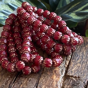 Czech glass beads - Cathedral beads - Crown beads - New czech beads - Fire polish beads