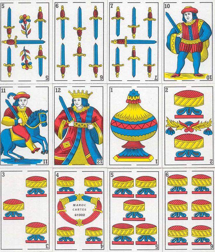 Cartas baraja española juegos de azar