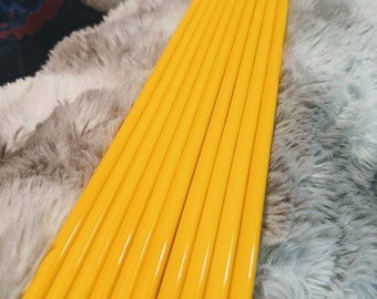 Effetre Medium Lemon Yellow Glass Rods COE 104