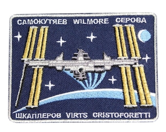 Toppa ricamata da cucire/stirare/agganciare con velcro della stazione spaziale ISS EXPEDITION 42