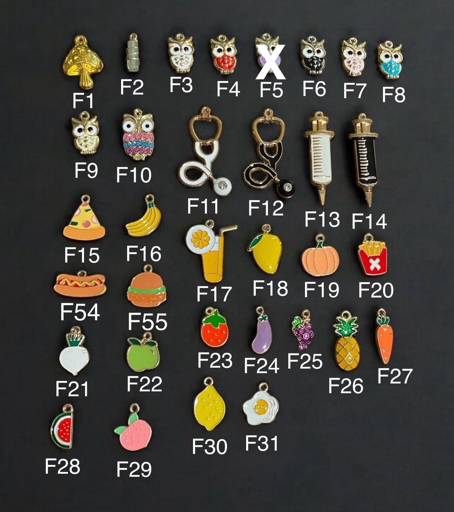 Personalisierte Charm-Taschenkette, personalisierte Taschenkette, Wähle deine eigenen Charms, Geschenke für Sie, Taschenaccessoires