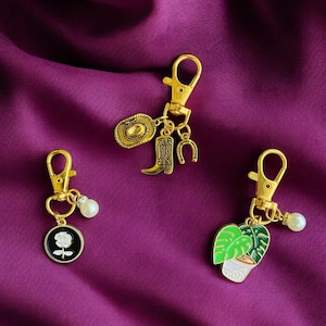 Custom Bag Charm, Personalized Bag Charm, Choose Your Own Charms, Fashion Purse Charm, Personalized Accessories, Purse Gifts, Bag Charm Clip
