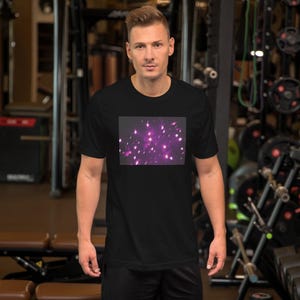 Purple Stars * Premium Designer T-Shirt