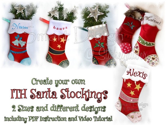 How To Sew A Christmas Stocking [VIDEO] + FREE Pattern In 2 Sizes