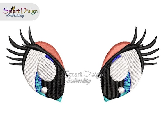 Plushy Toy Dragon Unicorn Eyes | Machine Embroidery Design | Pair + single files Nr. 03 | soft toys, plush toys, hobby horse by Smart D'sign