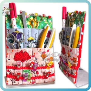 Stand-Up ITH CRAFT Usher A5 for 6x10 inch hoop Machine Embroidery Design | Desktop Organiser | No Sewing| Smart D'sign