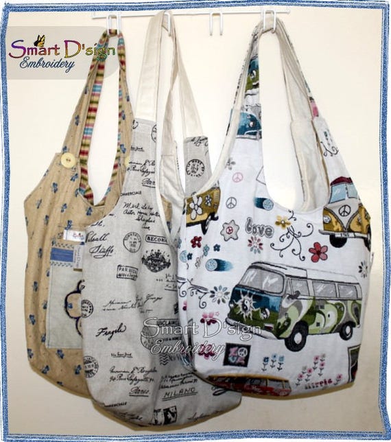 Tutorial de costura de bolso de compras reversible en formato libro  electrónico con patrón para principiantes, diseño inteligente y fácil