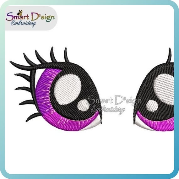 Plushy Toy Dragon Unicorn Eyes | Machine Embroidery Design | Pair + single files Nr. 01 | soft toys, plush toys, hobby horse by Smart D'sign