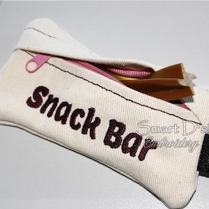 ITH Machine Embroidery Design Dog Treat Bag Dummy Pouch Zipper Bags 13x18 cm 5x7inch In-The-Hoop Instant Download Digital File Smart D&#39;sign