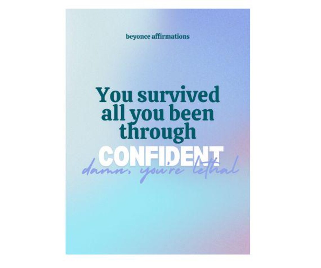 Beyonce Lyrics Printable | Renaissance Inspired Affirmation Art ...