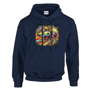 Women&#39;s Colombian Soccer Spirit Hoodie Classic Unisex Pullover Hoodie