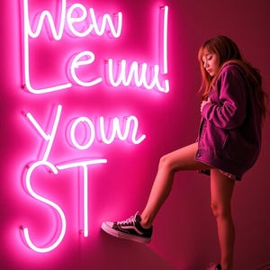 Custom Name LED Neon Sign: Personalized Wedding Decor
