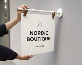 Blade sign, Storefront sign, Wall mounted sign, Hanging store sign, Metal business sign, Outdoor shop sign, Business sign, Double sided sign